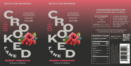 (Case) 10mg Berry Hibiscus Sparkling Tonic