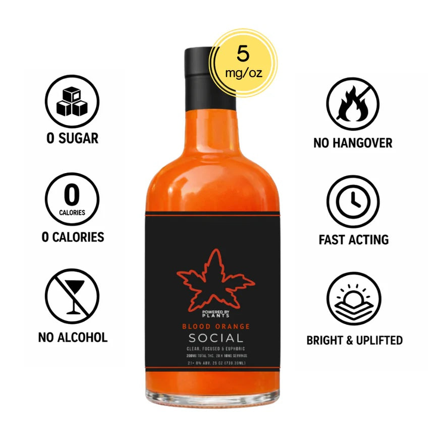 (Case) Blood Orange 750ML THC Spirit PbP